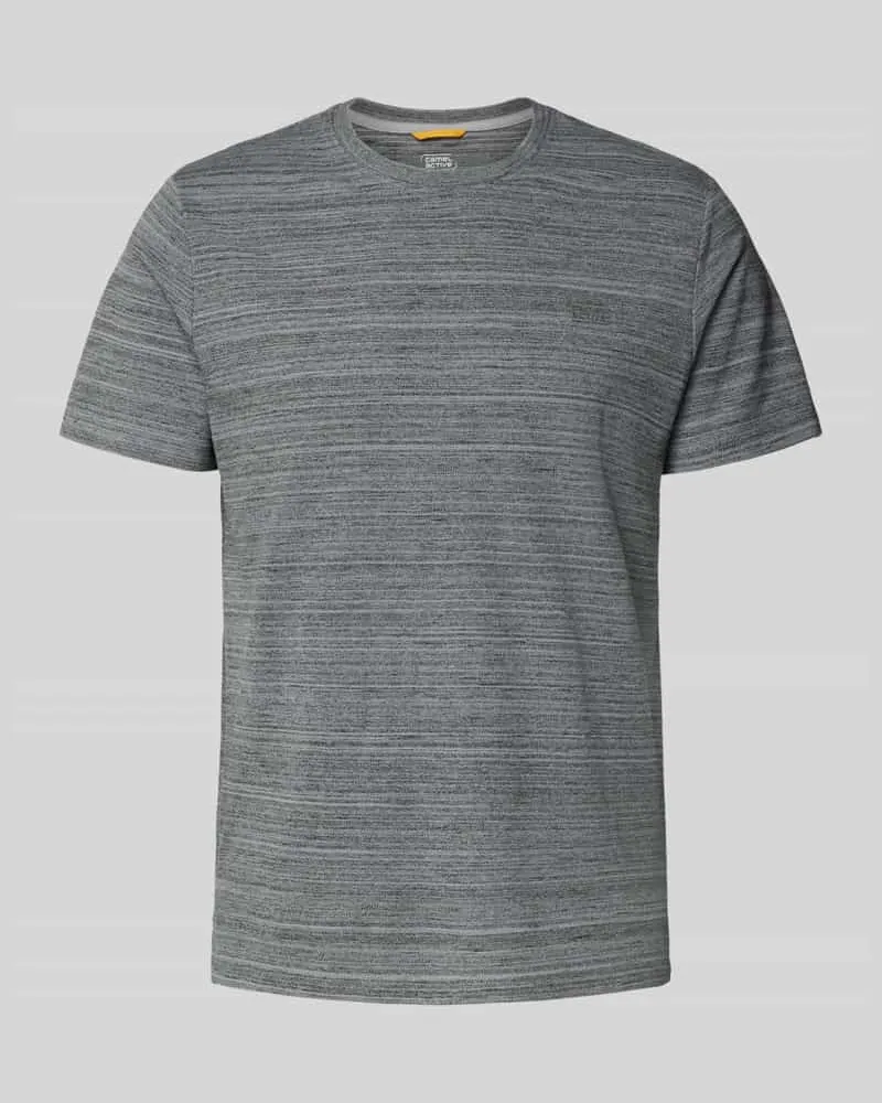 Camel Active Regular Fit T-Shirt mit Rundhalsausschnitt Modell 'Melange 