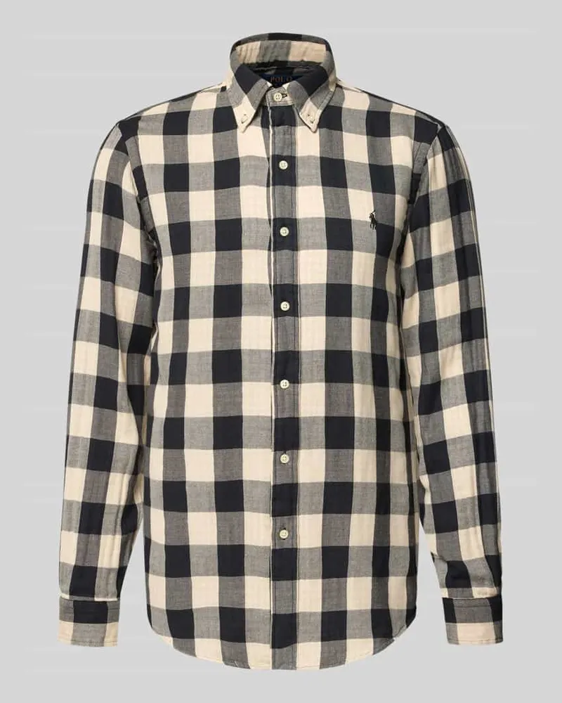 Ralph Lauren Regular Fit Freizeithemd mit Kentkragen Black