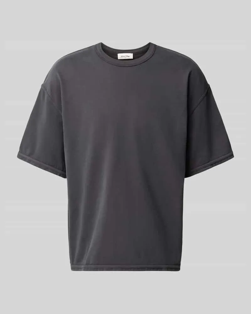 American Vintage T-Shirt mit Rundhalsausschnitt Modell 'FAZY Anthrazit