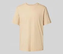 T-Shirt mit Label-Stitching
