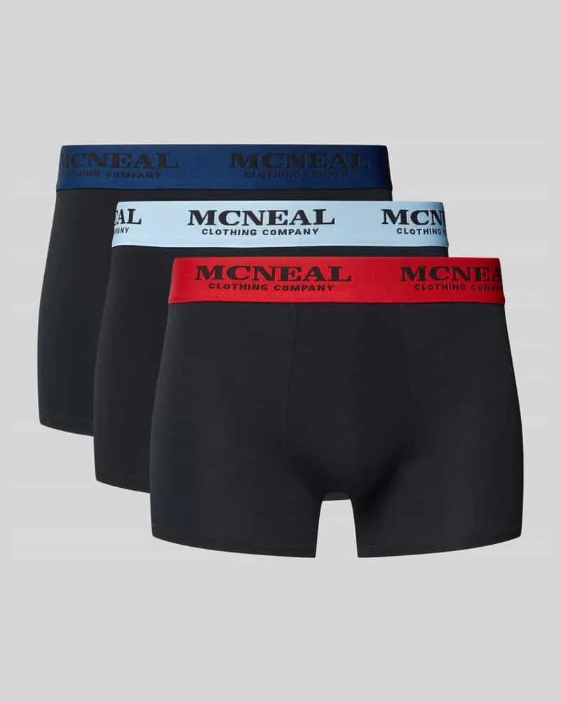 McNeal Trunks mit elastischem Logo-Bund im 3er-Pack 