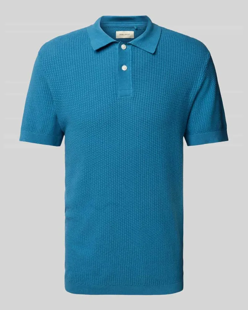 Blend Super Skinny Fit Poloshirt mit Strukturmuster Modell 'AIDEN 
