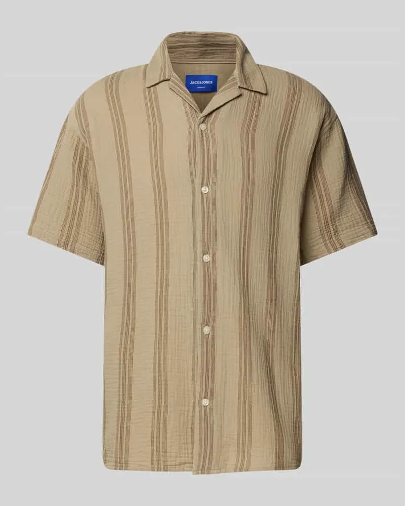 Jack & Jones Relaxed Fit Freizeithemd mit Umlegekragen 