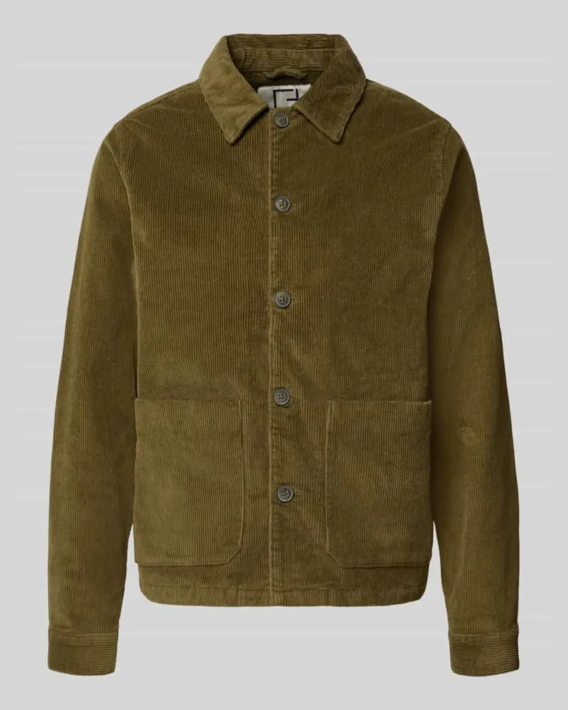 Casual Friday Hemdjacke mit Eingrifftaschen Modell 'HOLMDRUP Khaki