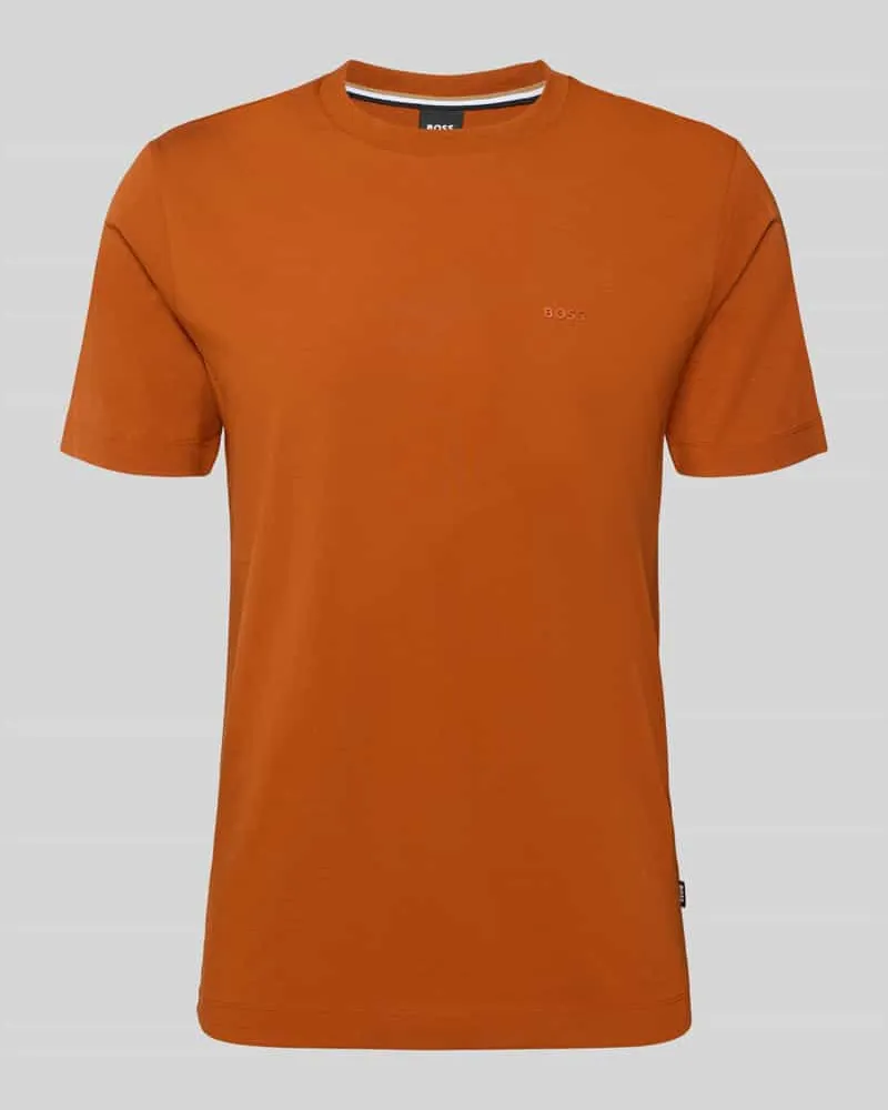 HUGO BOSS Regular Fit T-Shirt aus reiner Baumwolle Modell 'THOMPSON Orange