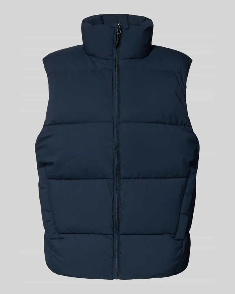 Tom Tailor Regular Fit Outdoorwesten mit Stehkragen 