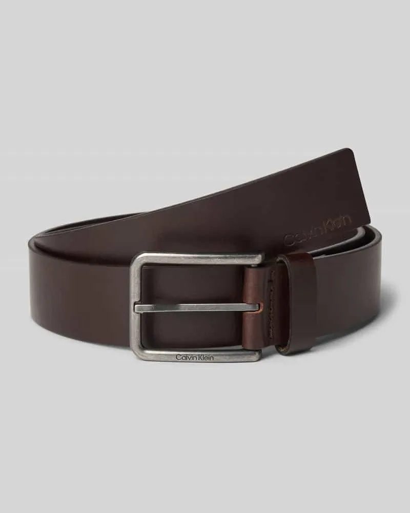 Calvin Klein Ledergürtel mit Dornschließe Modell 'WARMTH BUCKLE 