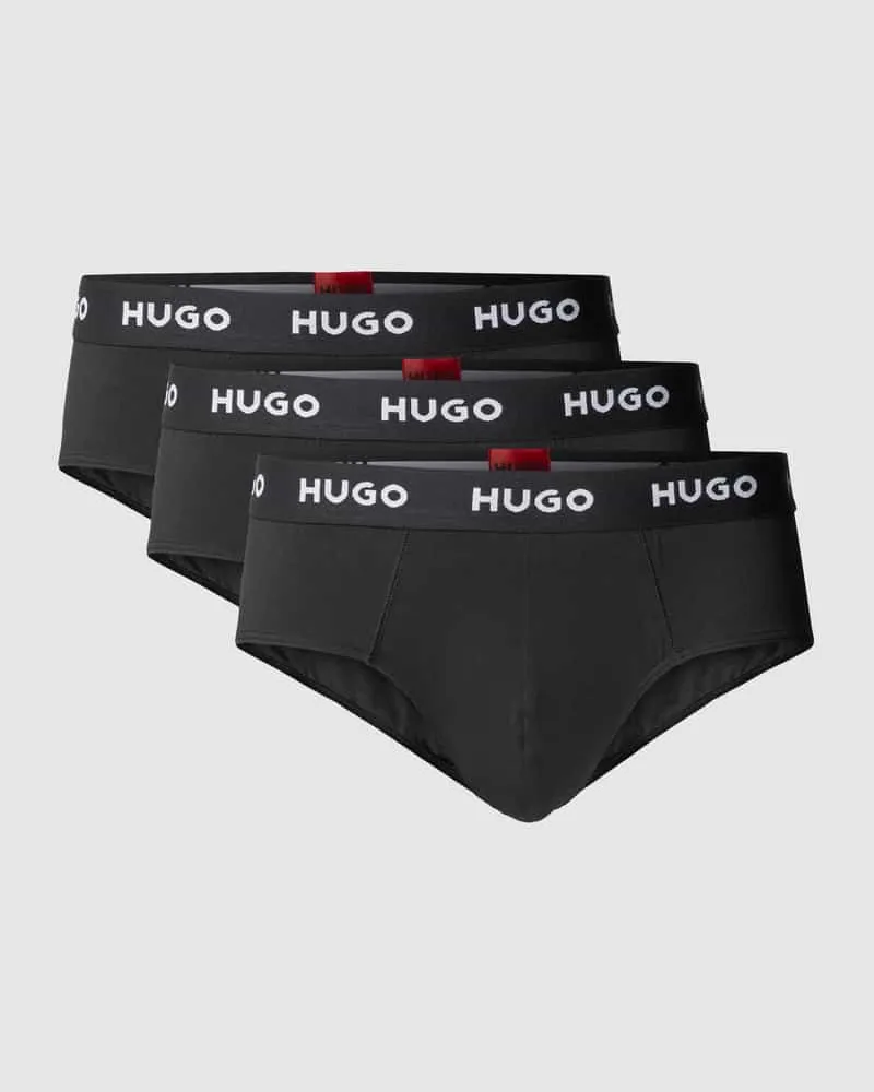 HUGO BOSS Slip mit Label-Schriftzug im 3er-Pack 
