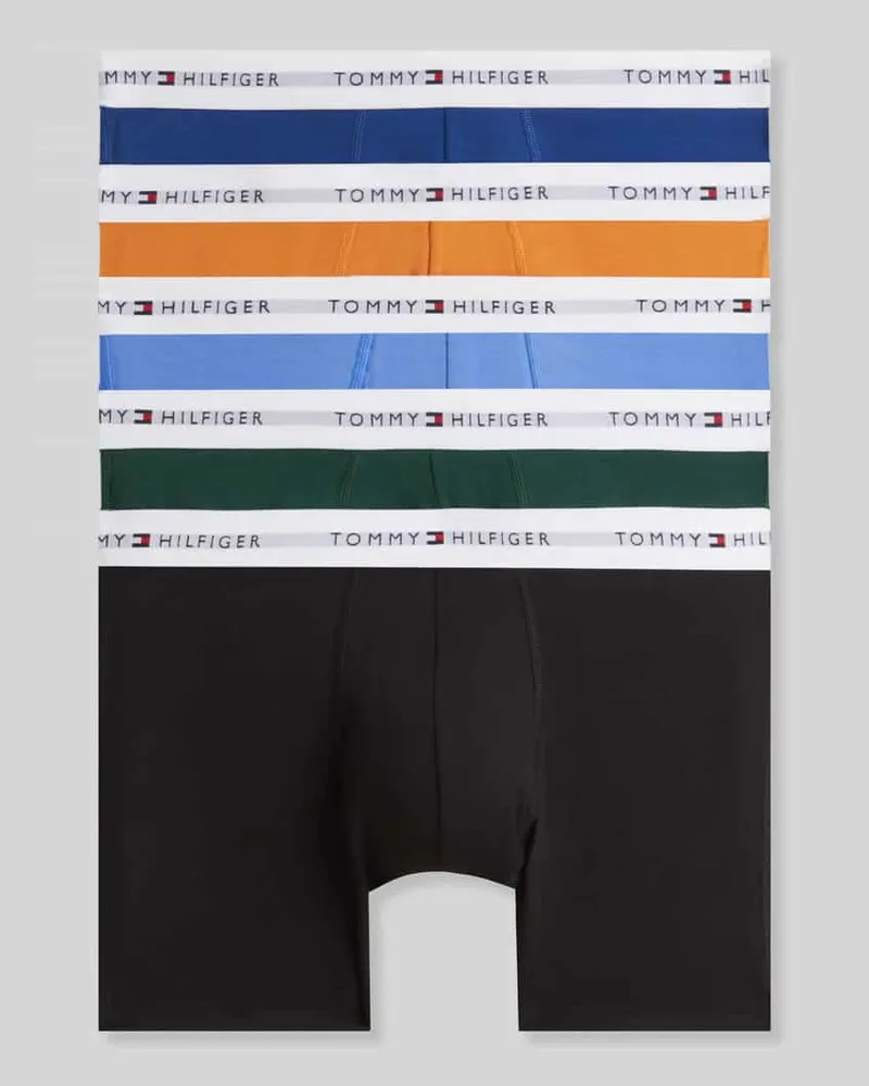 Tommy Hilfiger Pants mit Logo-Bund im 5er-Pack Gruen