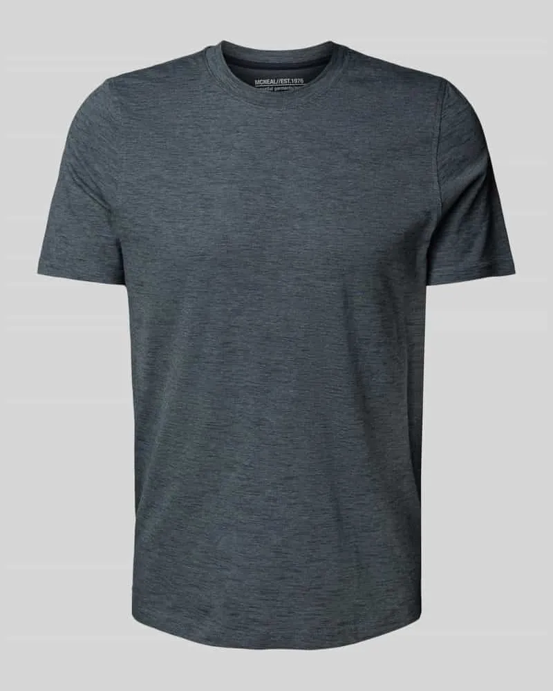 McNeal T-Shirt mit geripptem Rundhalsausschnitt 