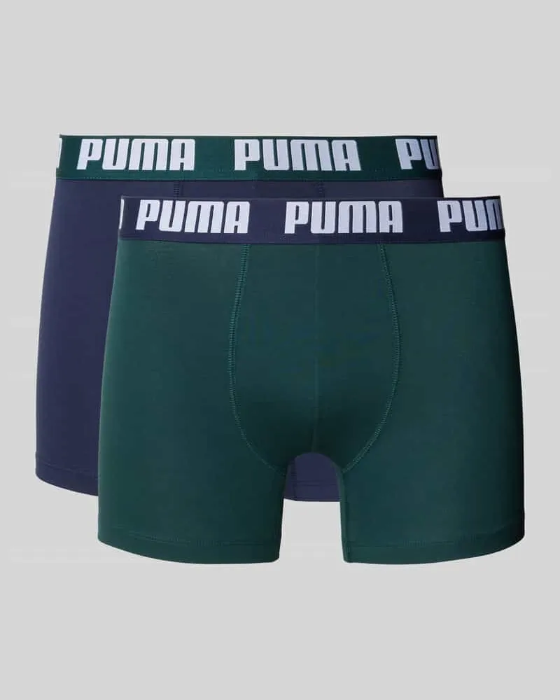 Puma Trunks mit elastischem Logo-Bund im 2er-Pack 