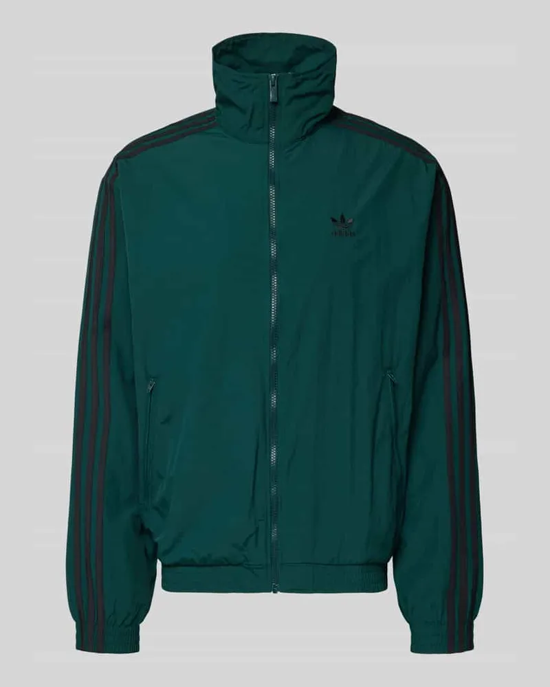 adidas Sweatjacke mit Stehkragen 