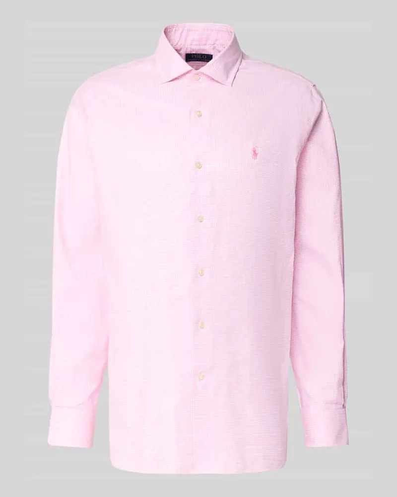 Ralph Lauren Regular Fit Business-Hemd mit Kentkragen 