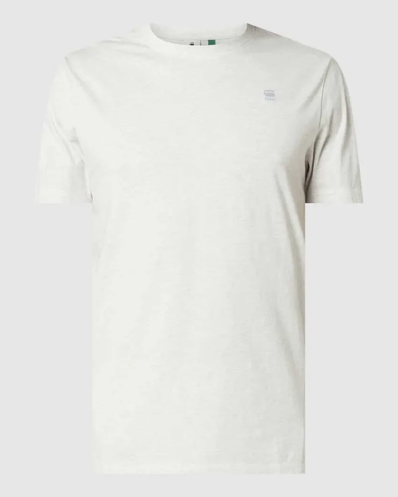 G-STAR RAW Regular Fit T-Shirt aus reiner Baumwolle Weiss