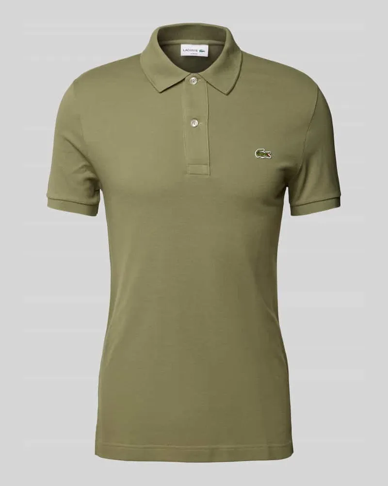 Lacoste Slim Fit Poloshirt mit Label-Patch Modell 'PIQUE 