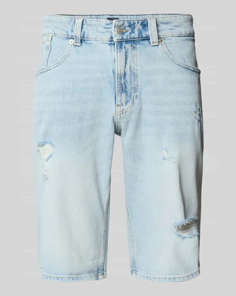 Tommy Hilfiger Regular Fit Jeansshorts aus Baumwoll-Mix Modell 'RONNIE 