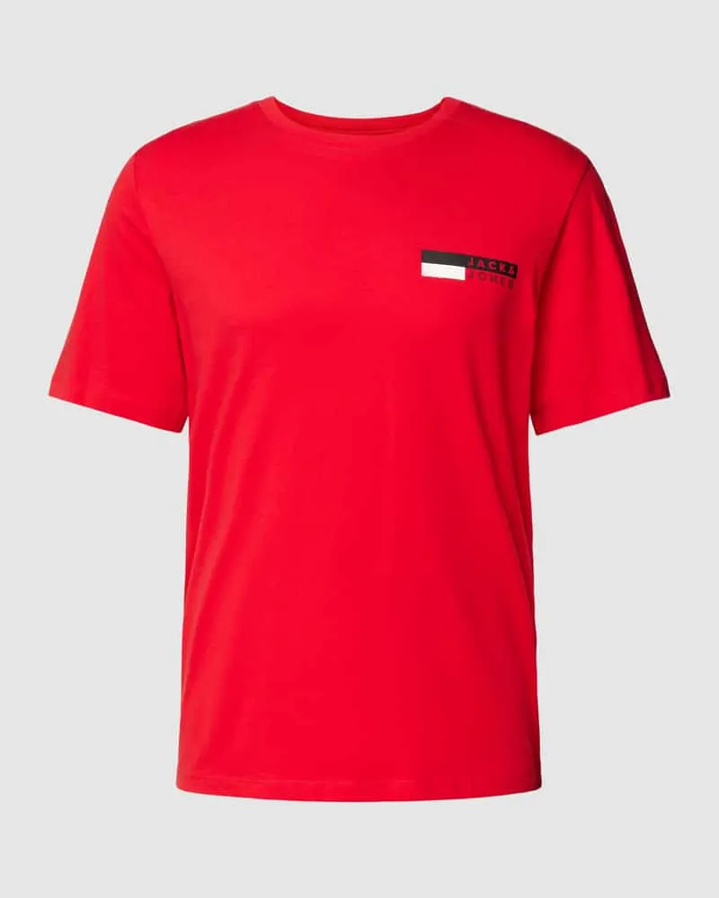 Jack & Jones T-Shirt mit Label-Print Modell 'CORP 