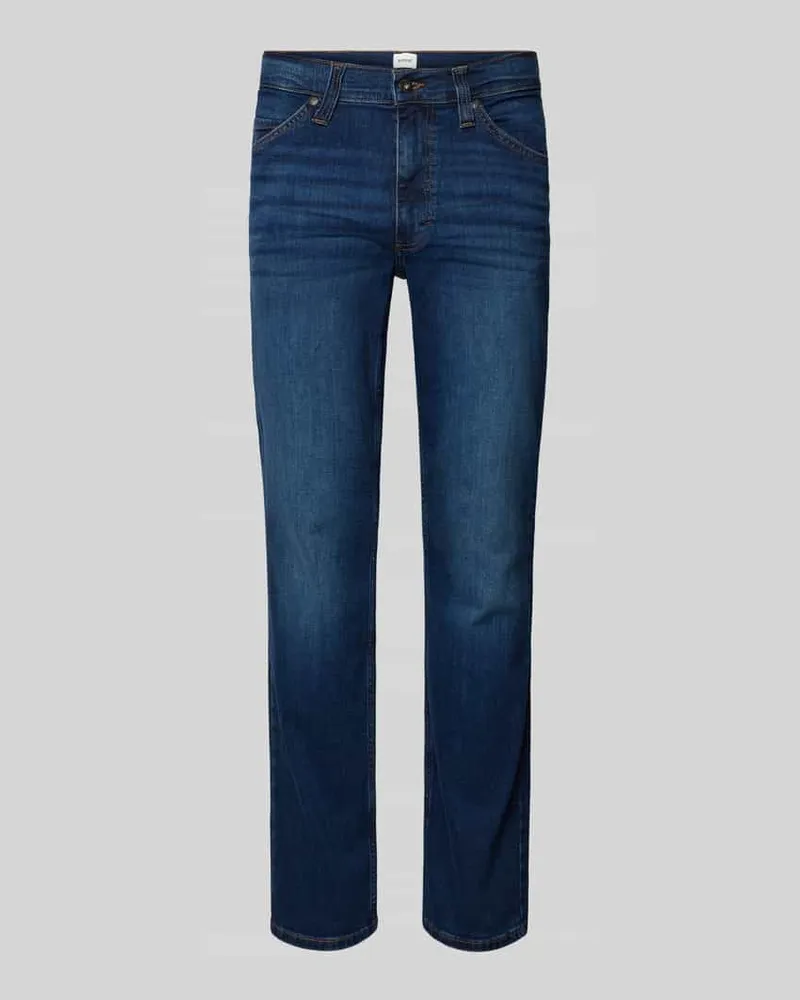 Mustang Straight Fit Jeans mit Label-Patch Modell 'TRAMPER 