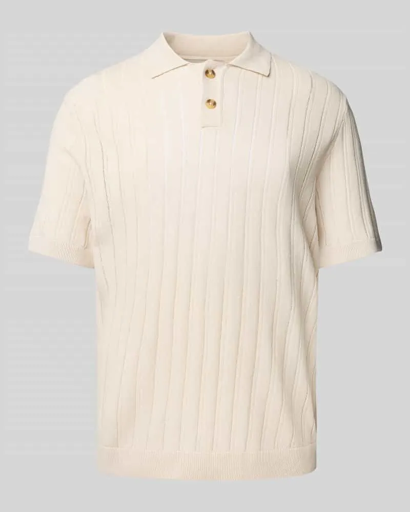 Only & Sons Regular Fit Poloshirt mit Strukturmuster Modell 'KENT LIFE 