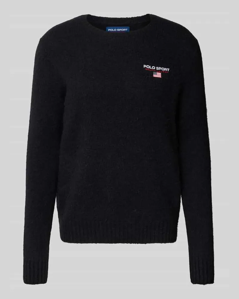 Ralph Lauren Regular Fit Pullover aus Woll-Mix mit Alpaka-Anteil Black