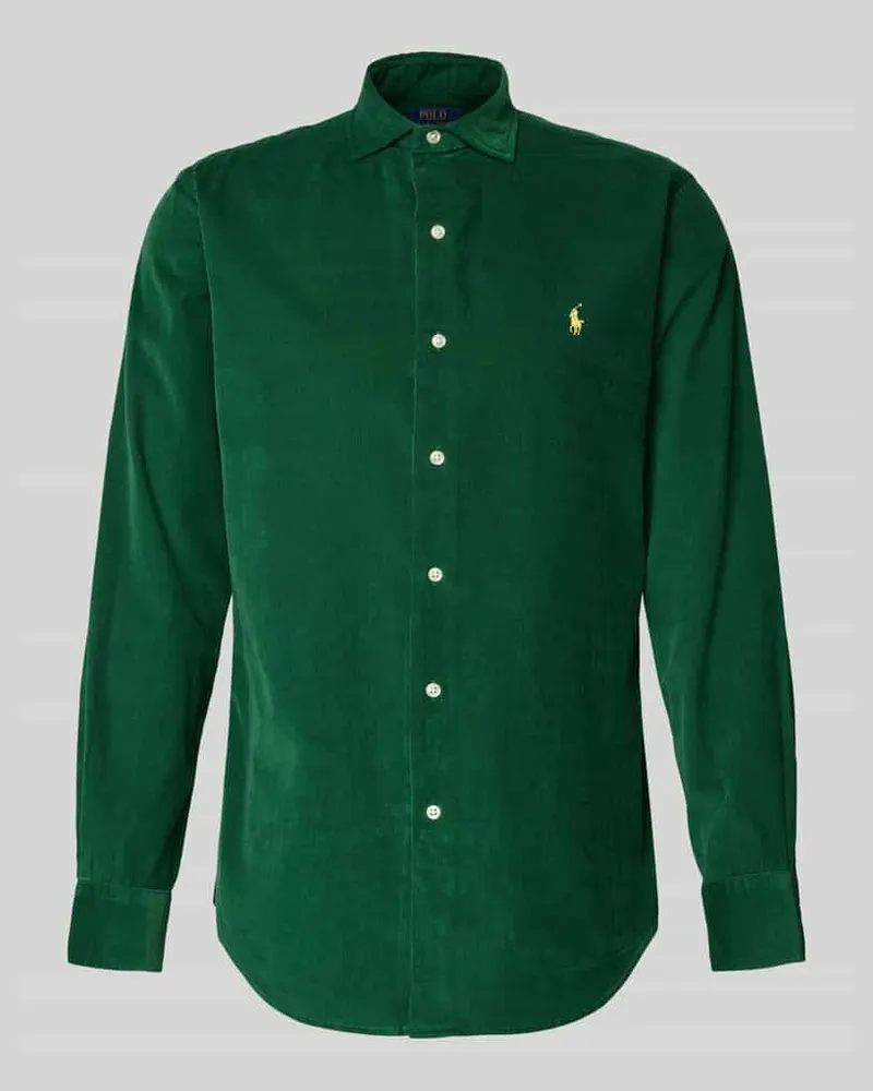 Ralph Lauren Regular Fit Freizeithemd mit Logo-Stitching Modell 'CORDUROY 