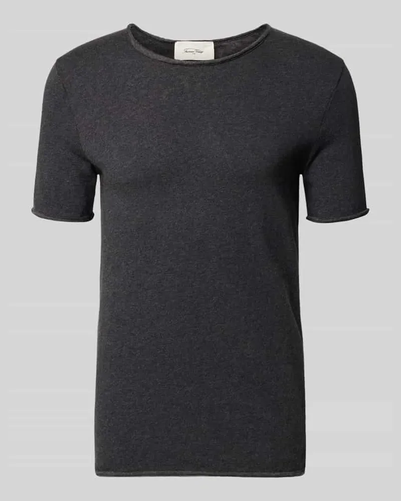American Vintage Slim Fit T-Shirt mit Rundhalsausschnitt Modell 'Sonoma Anthrazit
