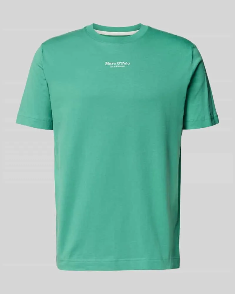 Marc O'Polo Regular Fit T-Shirt aus reiner Baumwolle Gruen