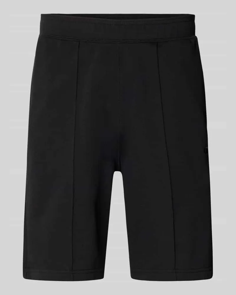 Champion Bermudas mit elastischem Bund und Label-Stitching Black