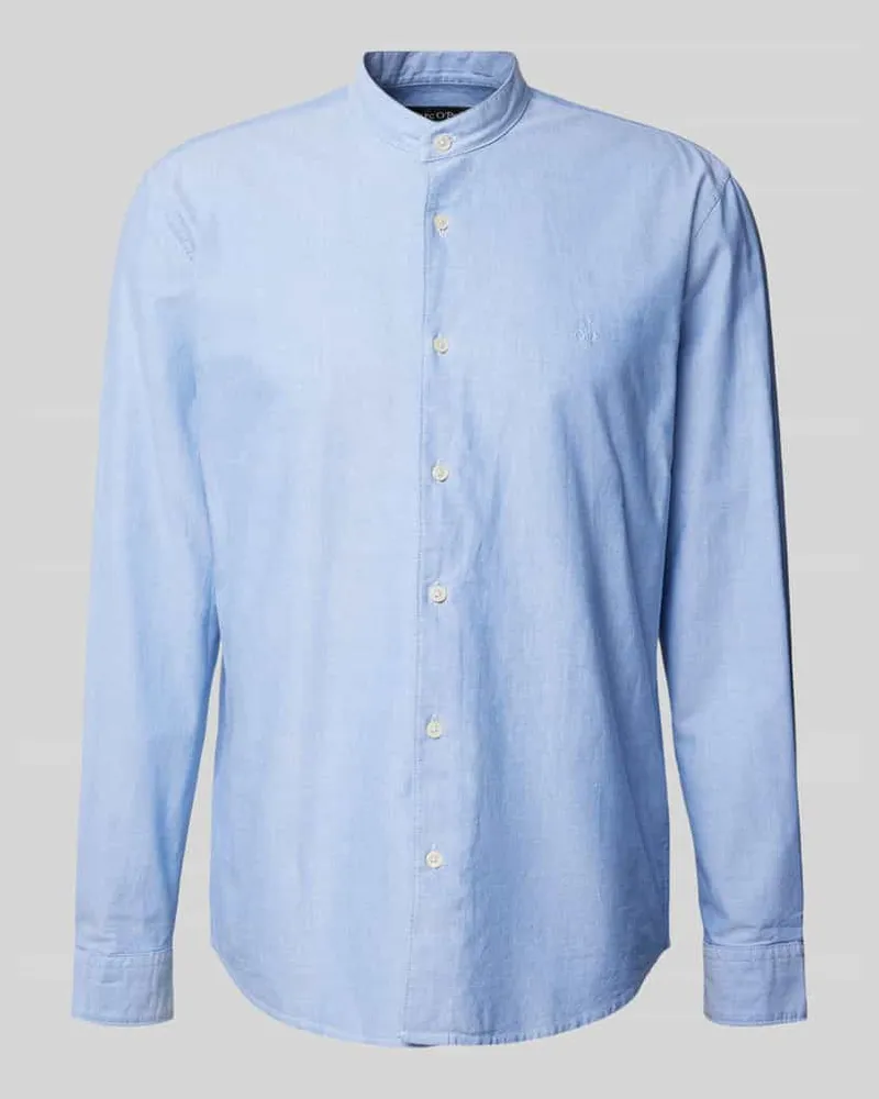 Marc O'Polo Regular Fit Freizeithemd mit Stehkragen 