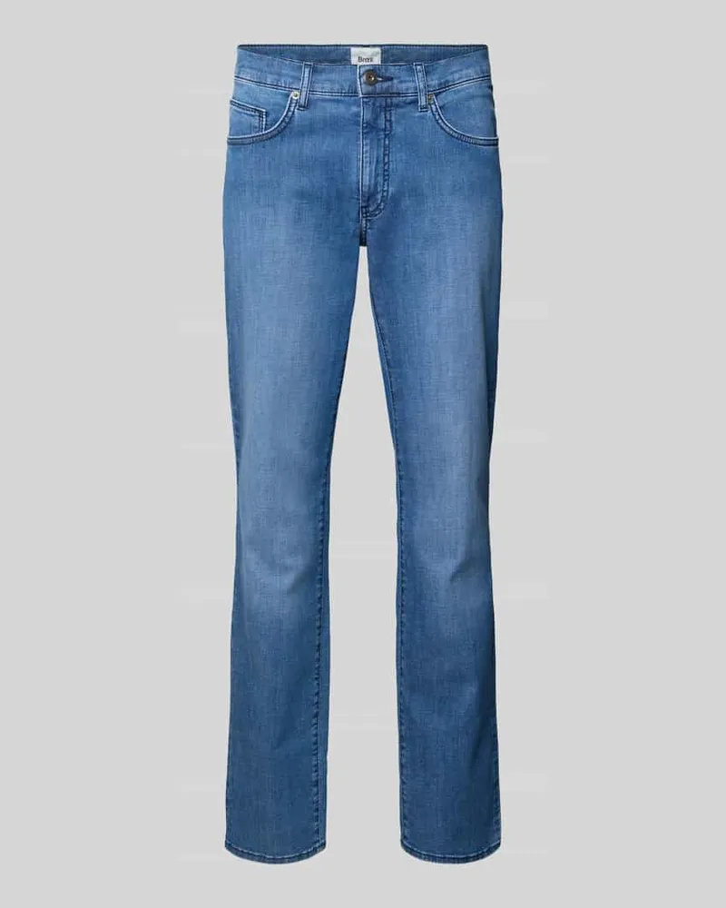 Brax Regular Fit Jeans im 5-Pocket-Design Modell 'Cadiz Blau
