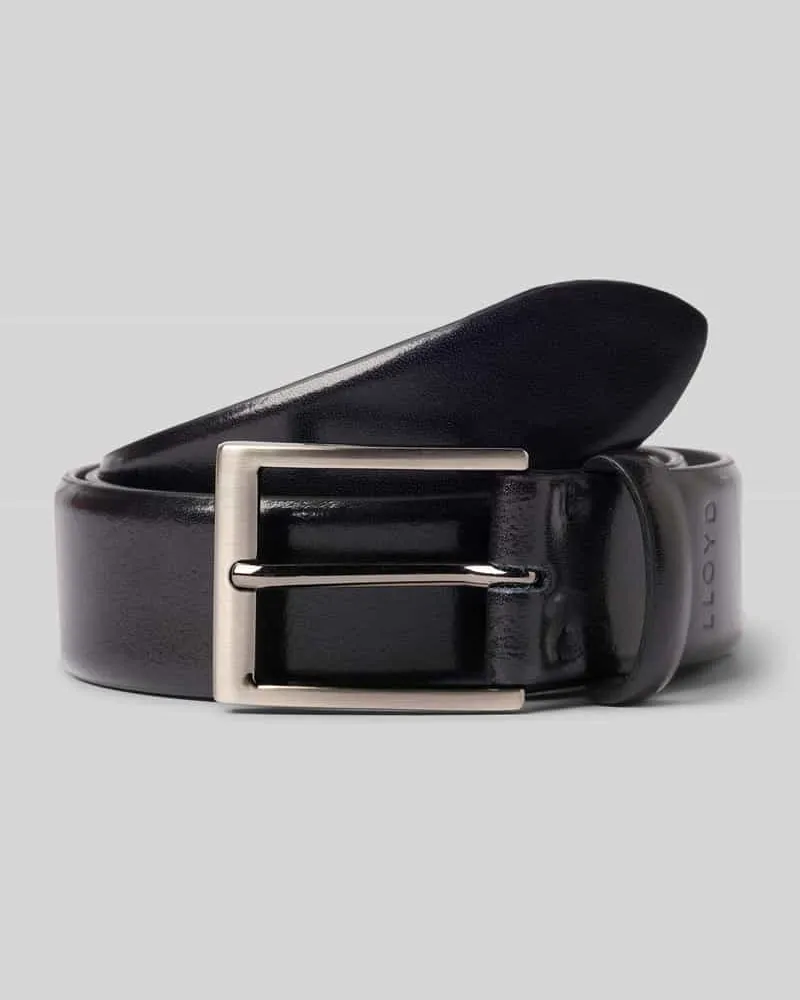 Lloyd Belts Ledergürtel mit Label-Prägung Black