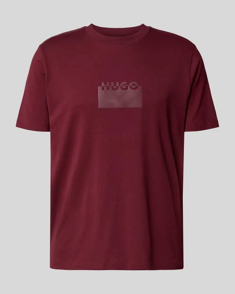 HUGO BOSS Regular Fit T-Shirt aus Baumwoll-Jersey Modell 'DELASTIO 