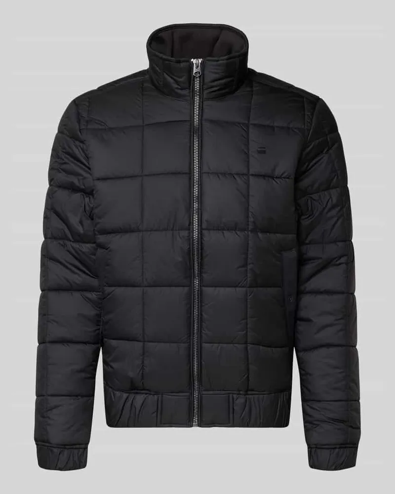 G-STAR RAW Steppjacke mit Stehkragen Modell 'Meefic Black