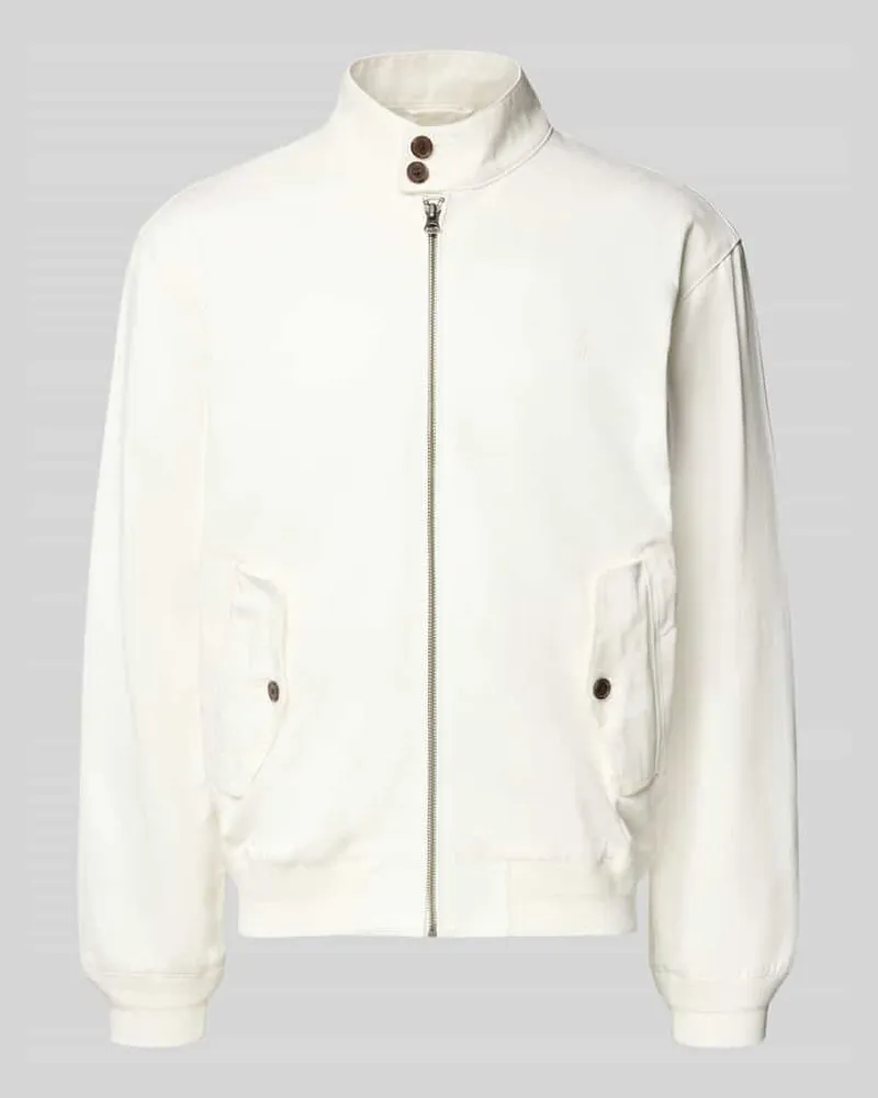 Ralph Lauren Windbreaker mit Stehkragen und Label-Stitching 