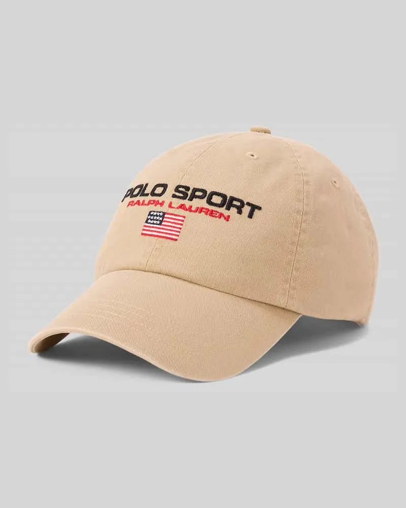 Ralph Lauren Cap aus reiner Baumwolle Khaki