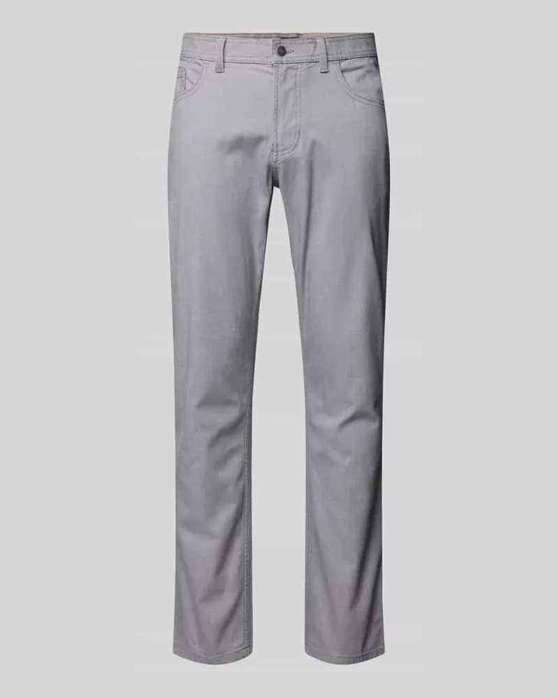 Christian Berg Regular Fit Hose mit Baumwoll-Anteil Mittelgrau