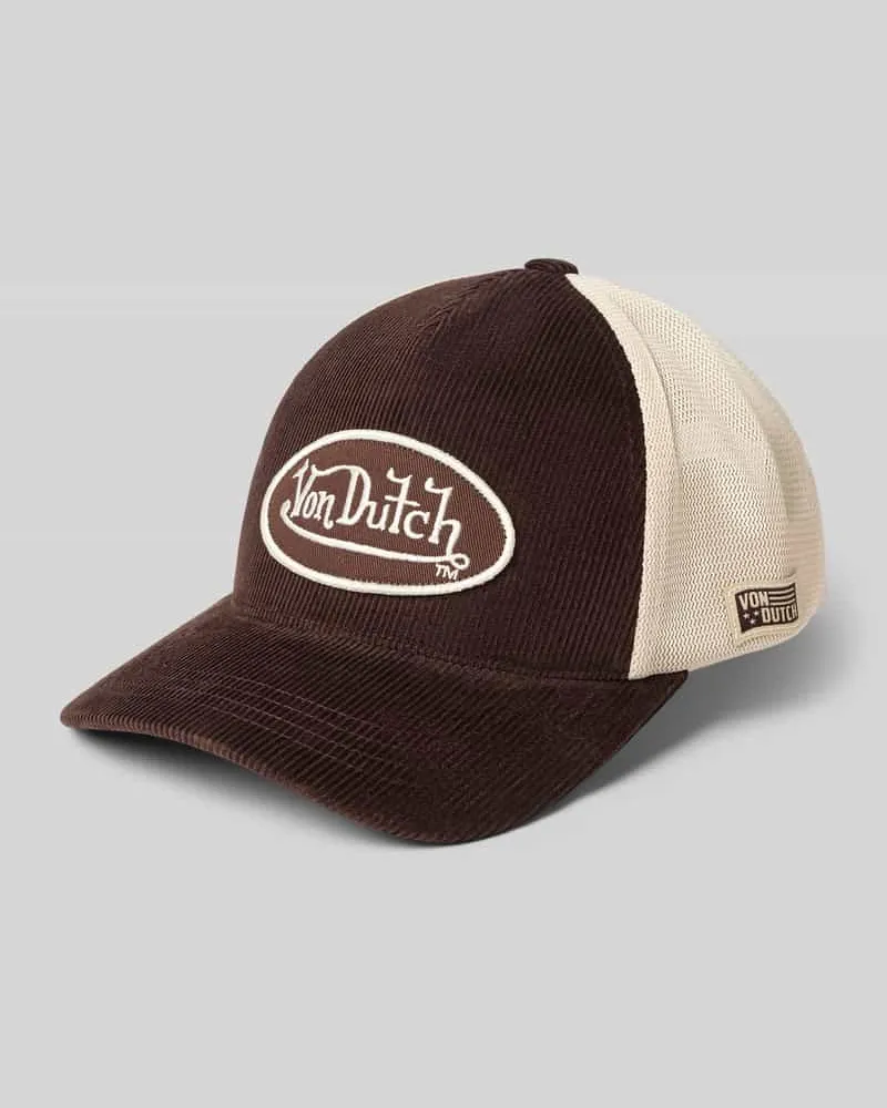Von Dutch Trucker Cap aus Baumwoll-Mix Modell 'CASQUETTE Dunkelbraun