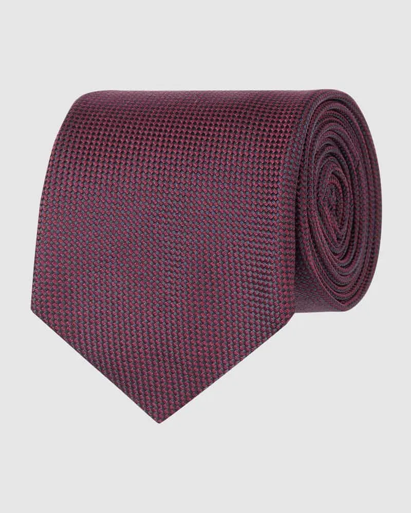 Blick Krawatte aus reiner Seide (7 cm Fuchsia
