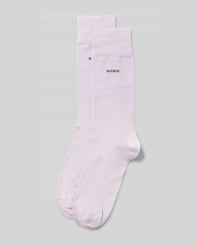 HUGO BOSS Socken aus Baumwoll-Mix Flieder