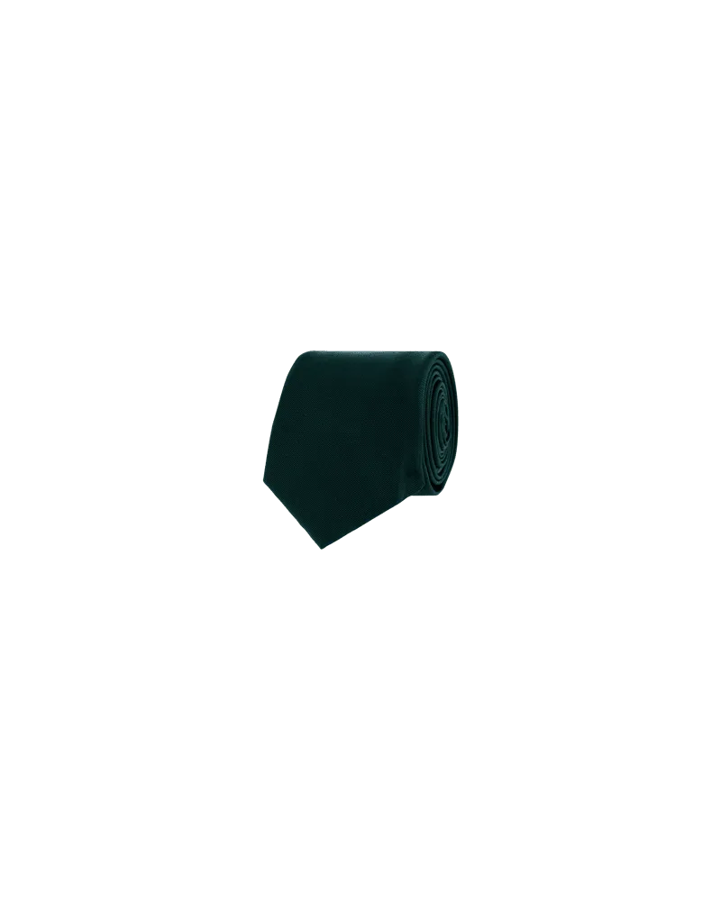 Blick Krawatte aus Seide in unifarbenem Design (7 cm