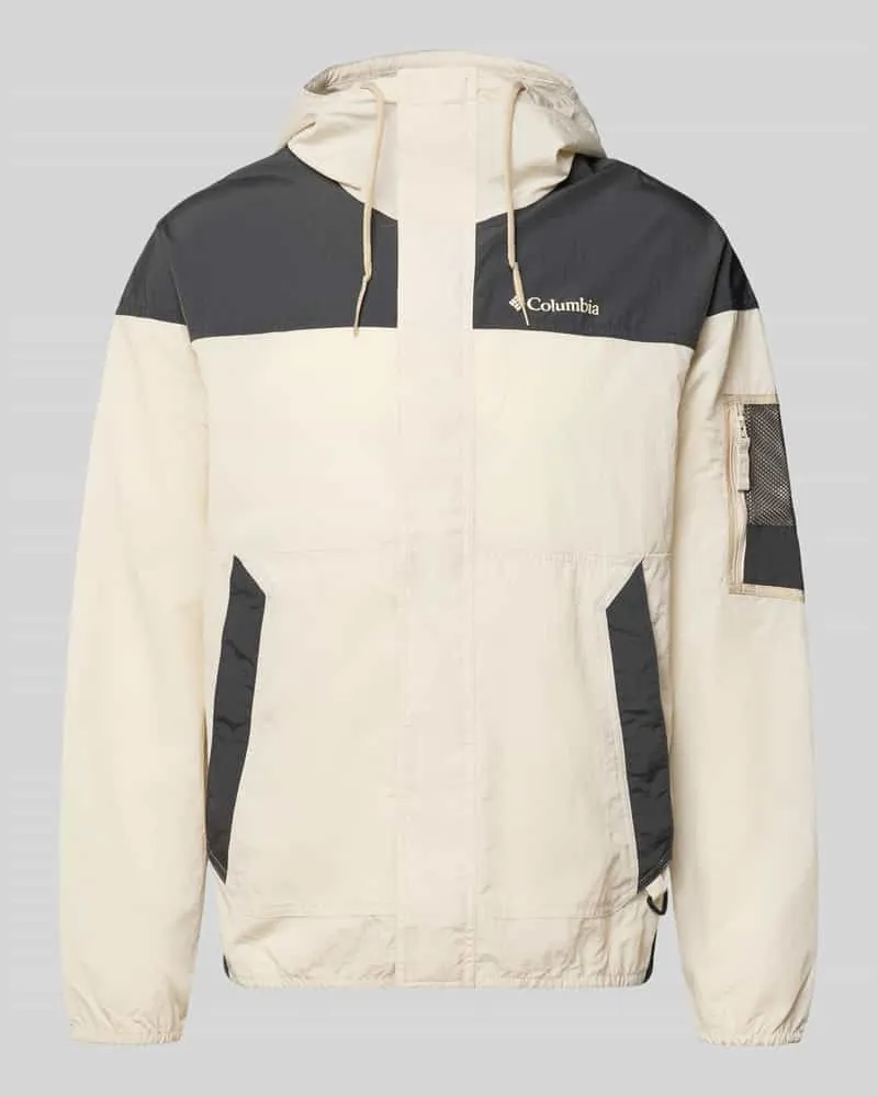 Columbia Sportswear Company Windbreaker mit verdecktem Reißverschluss Anthrazit