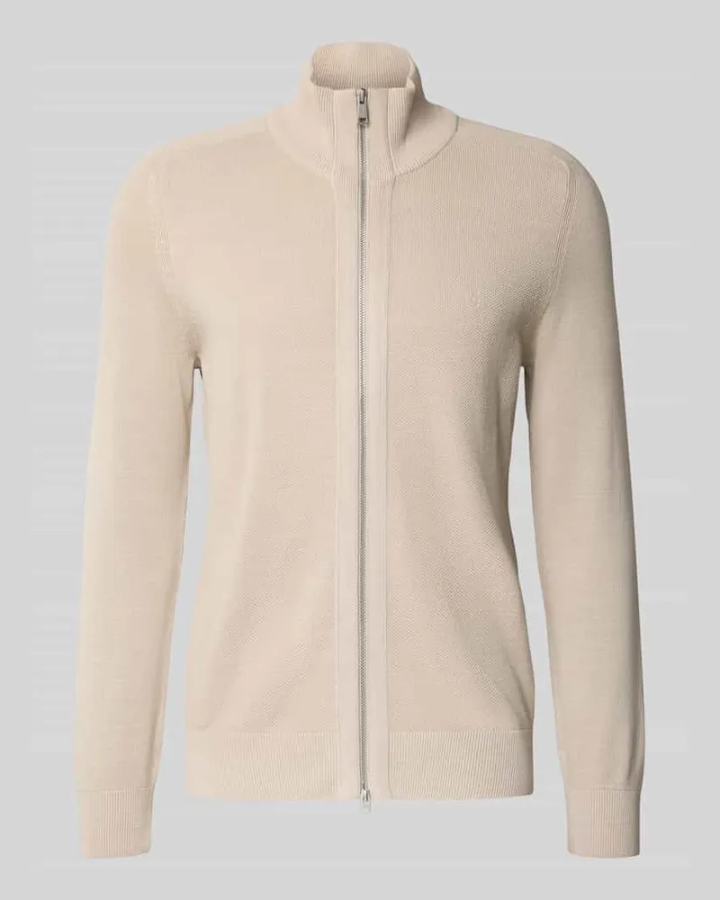 Marc O'Polo Regular Fit Strickjacke aus reiner Baumwolle 
