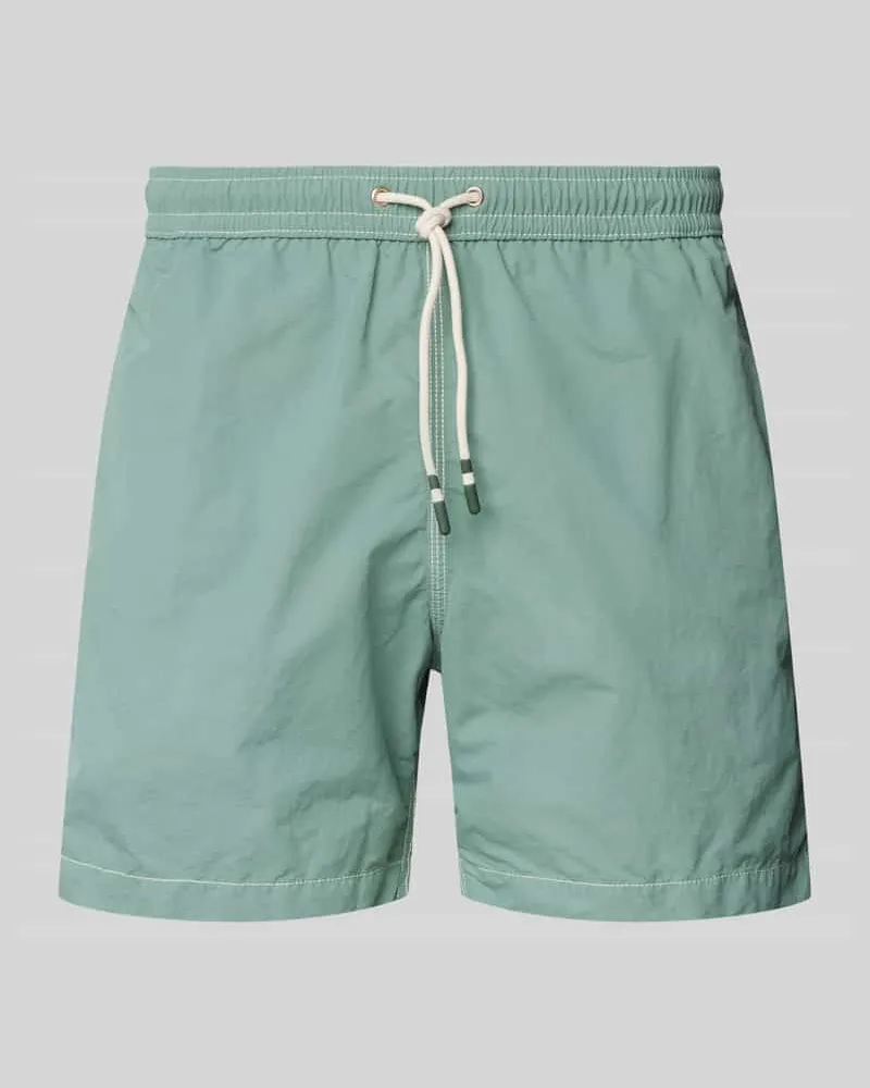 Hartford Badehose mit elastischem Bund Oliv