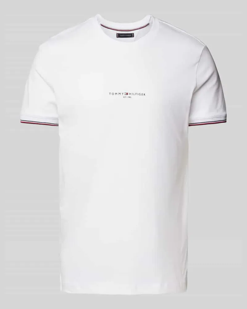Tommy Hilfiger T-Shirt mit Label-Print 