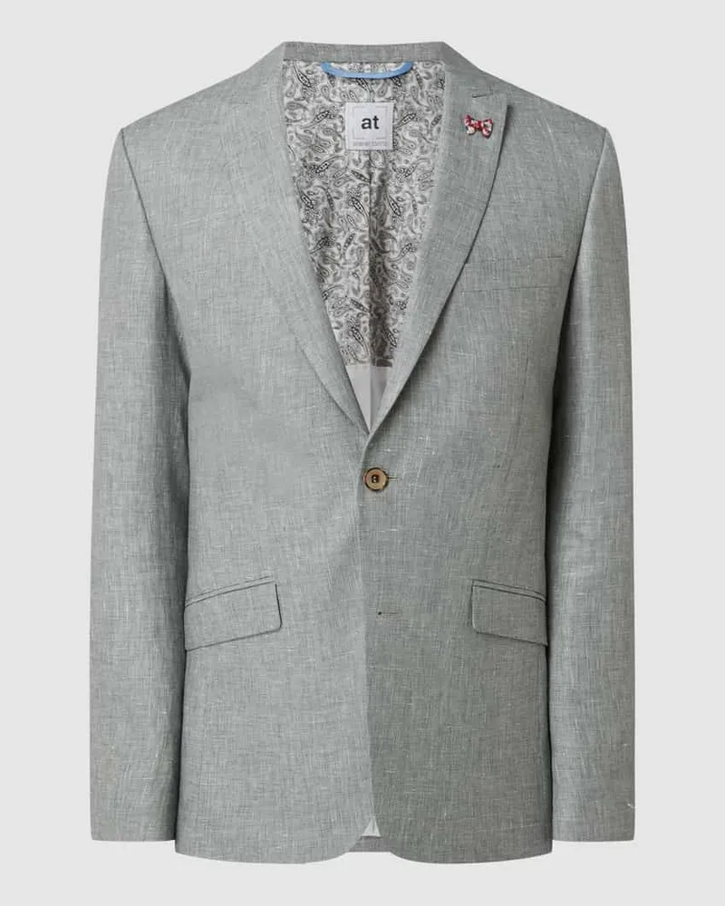 Atelier Torino 2-Knopf-Sakko aus Leinenmischung Modell 'Taddero Lind