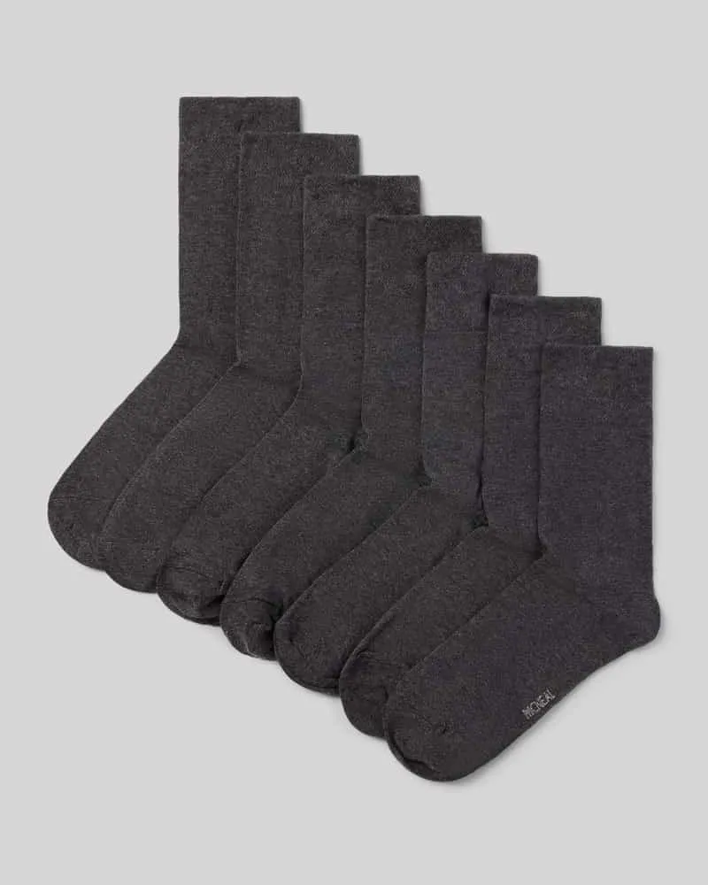 McNeal Socken aus elastischem Baumwoll-Mix Anthrazit
