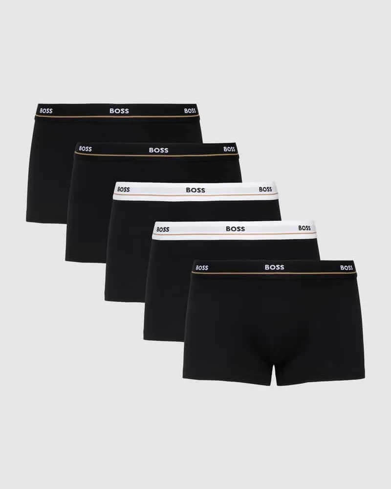 HUGO BOSS Trunks mit Logo-Bund im 5er-Pack 