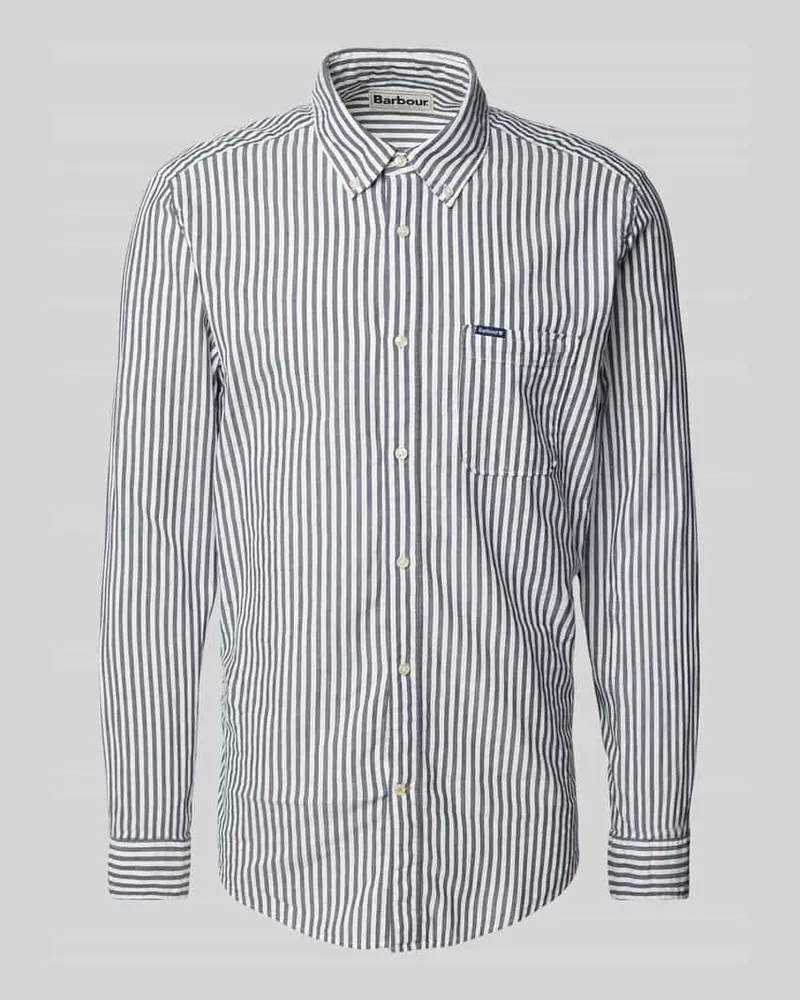 Barbour Freizeithemd mit Knopfleiste 