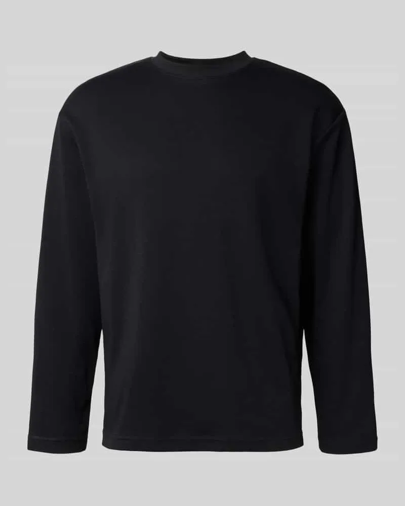Selected Homme Loose Fit Langarmshirt aus Baumwoll-Mix Modell 'LOOSEOSCAR 
