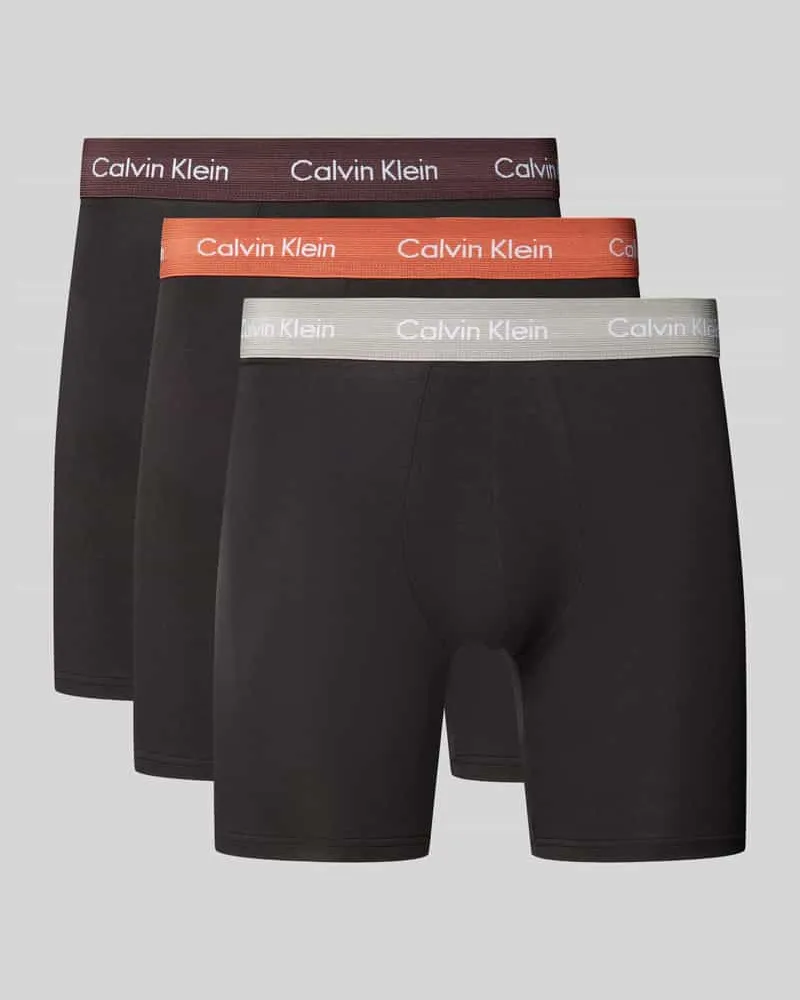 Calvin Klein Trunks mit Logo-Bund im 3er-Pack 